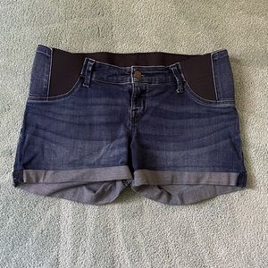 Isabel Maternity denim shorts